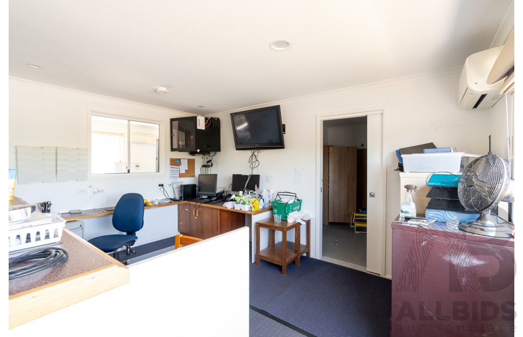 Alvannex Pty Ltd Demountable/Movable Building with Accessibility Ramp - Office Building