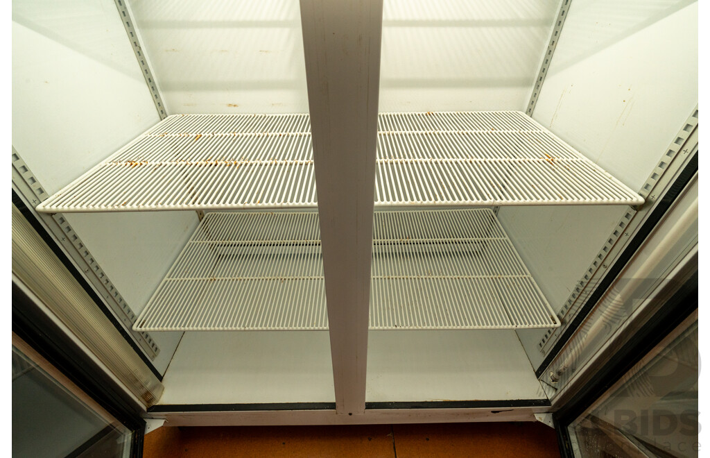 Skope 1000 Litre Two Door Upright Commercial Display Refrigerator - TME1000-H