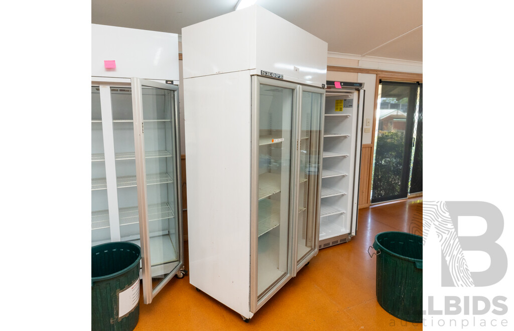 Skope 1000 Litre Two Door Upright Commercial Display Refrigerator - TME1000-H