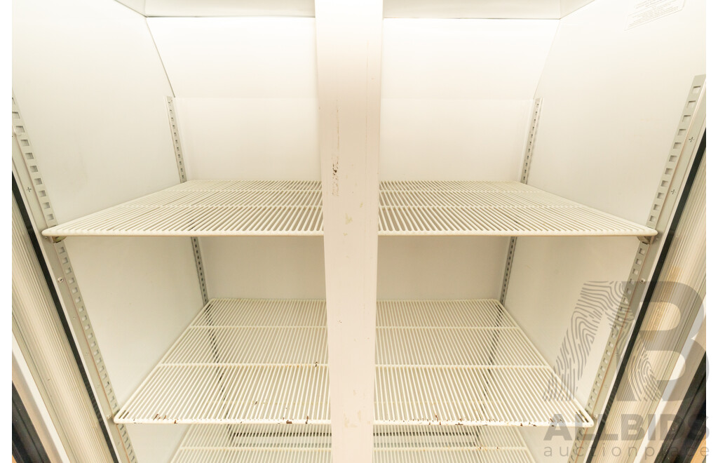 Skope 1000 Litre Two Door Upright Commercial Display Refrigerator - TME1000-H