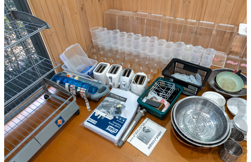 Selection of Food Service and Food Preparation Equipment with Mobile Display Rack