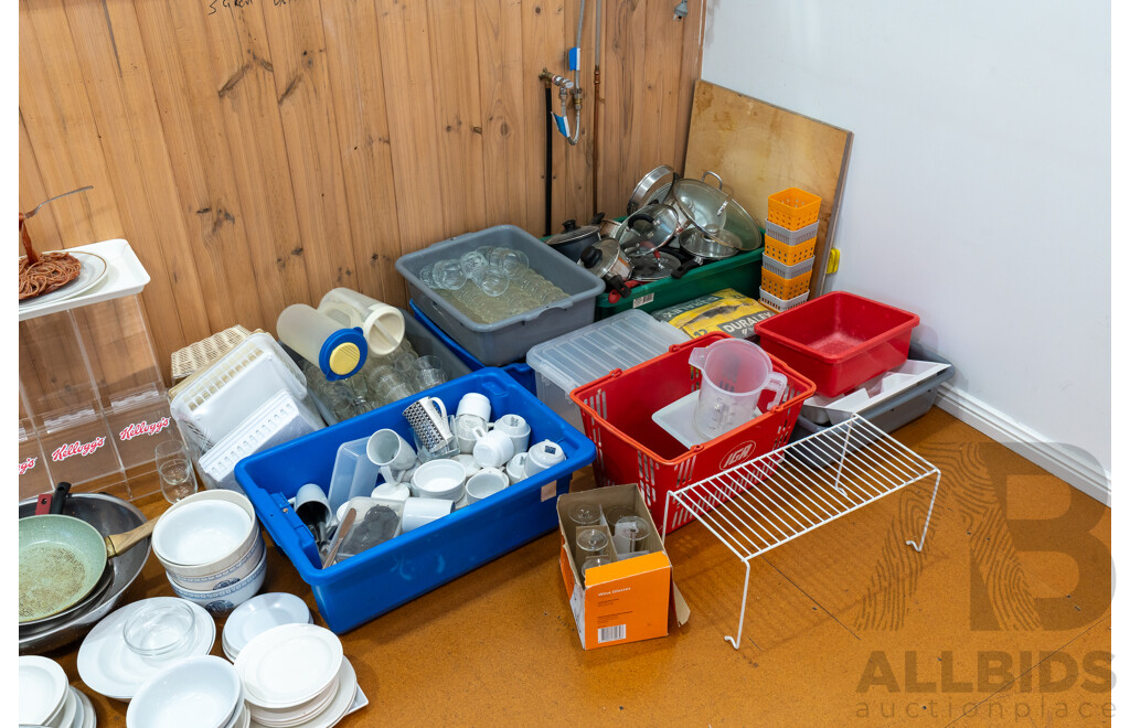 Selection of Food Service and Food Preparation Equipment with Mobile Display Rack