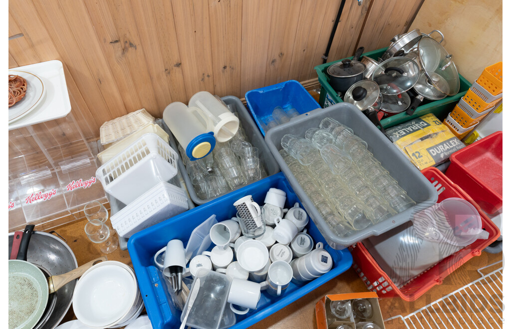 Selection of Food Service and Food Preparation Equipment with Mobile Display Rack