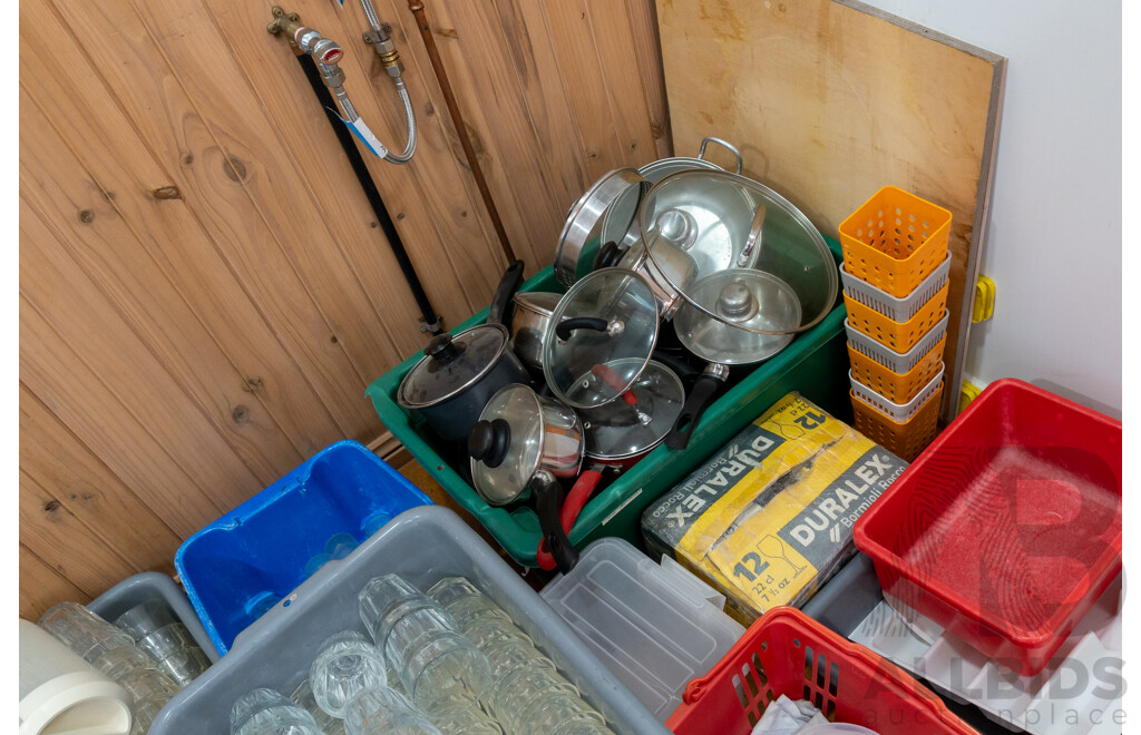 Selection of Food Service and Food Preparation Equipment with Mobile Display Rack