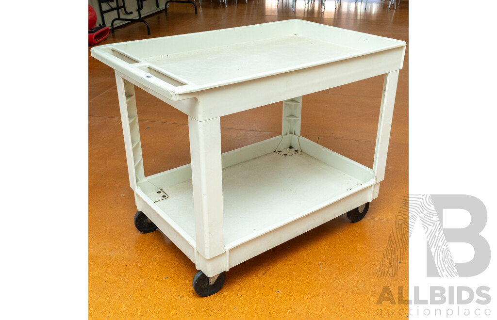 Rubbermaid Two Tier Gastronomy Trolley