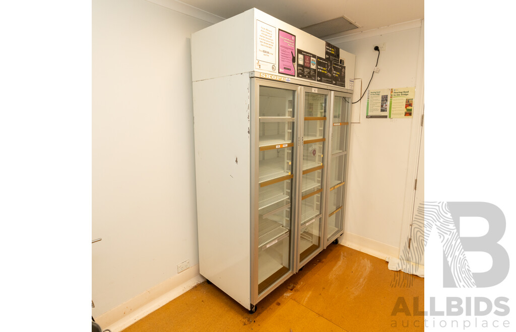 Skope 1500 Litre Three Door Upright Commercial Display Refrigerator