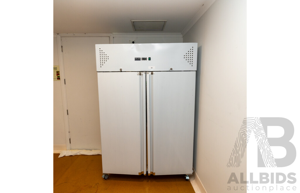 Chill-O-Matic Litre Two Door Stainless Steel Upright Commercial Freezer - CWX-GN1200BT