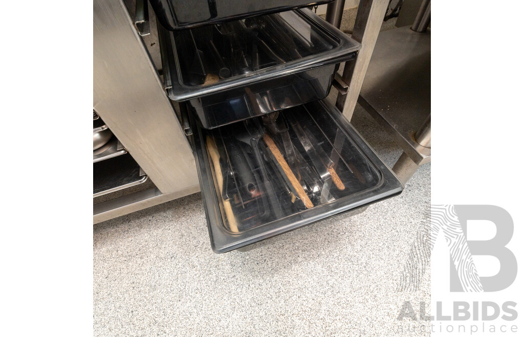 Rational Electric Combi Oven with Stand and Utensils