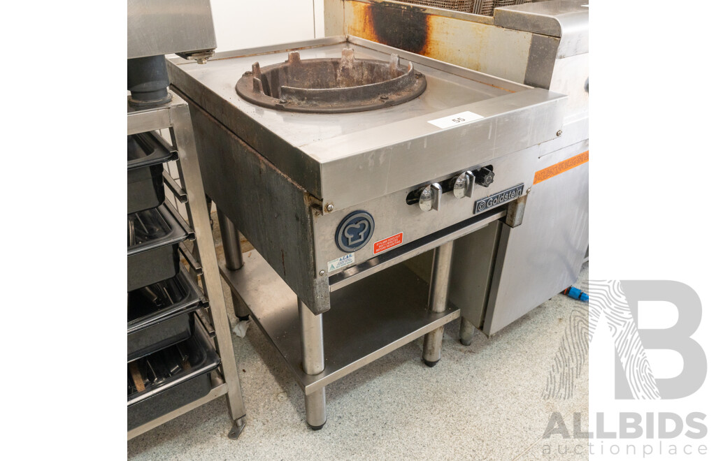 Goldstein Natural Gas 330mm Dual Ring Wok Burner - CW1
