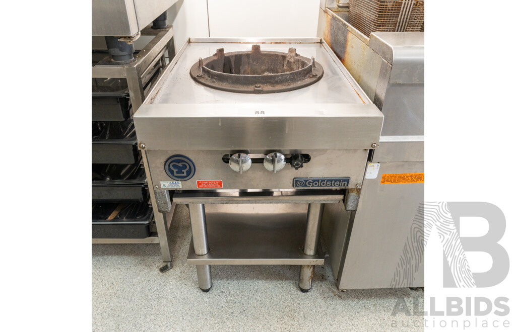 Goldstein Natural Gas 330mm Dual Ring Wok Burner - CW1