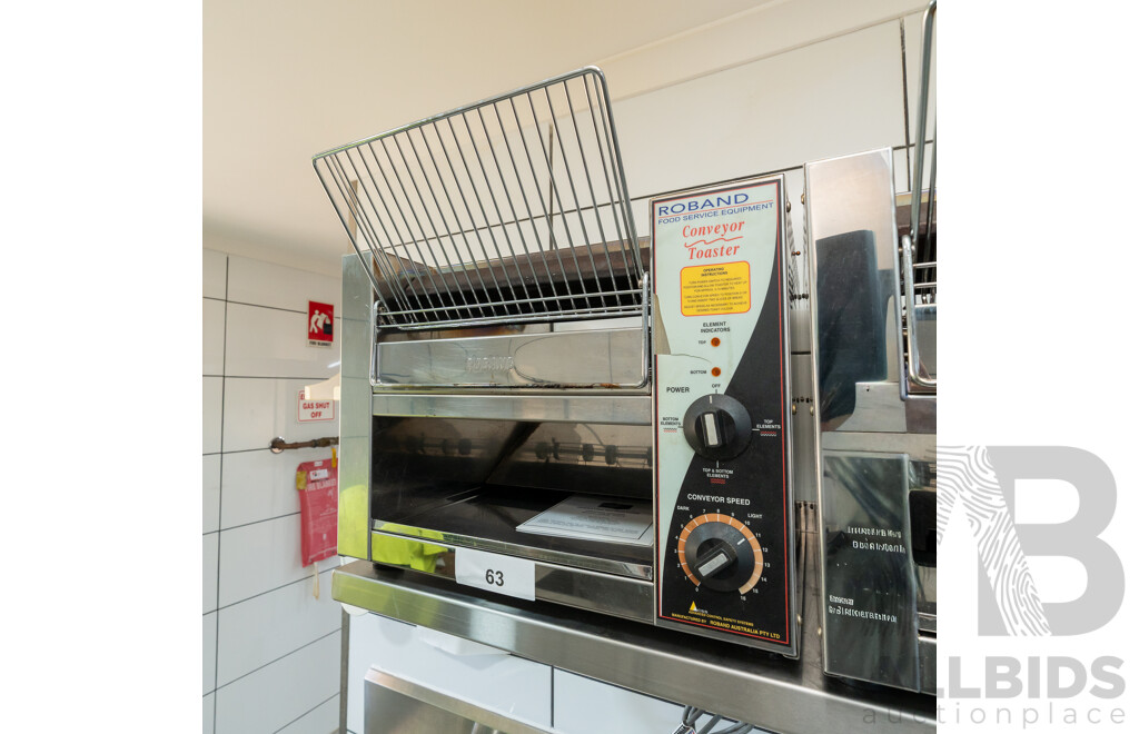 Roband Commercial Electric Conveyor Toaster - TCR15