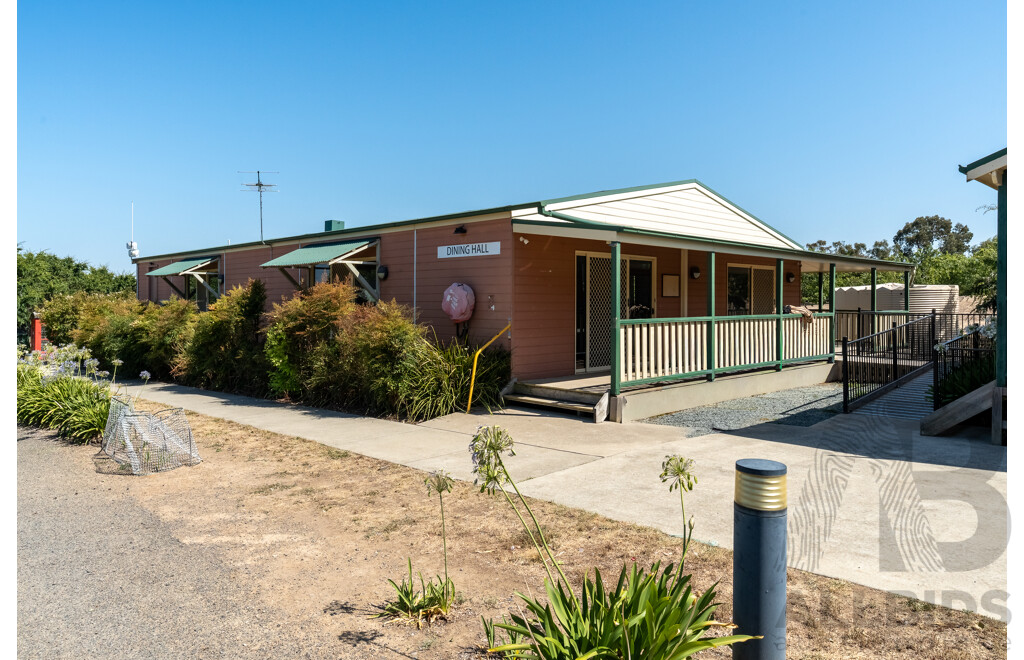 Alvannex Pty Ltd Demountable/Movable Building with Verandah, Steps and Accessibility Ramp - Dining Hall