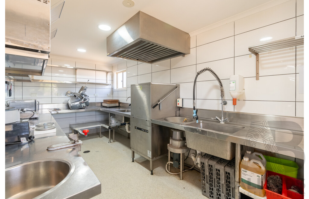 Alvannex Pty Ltd Demountable/Movable Building with Verandah, Steps and Accessibility Ramp - Dining Hall