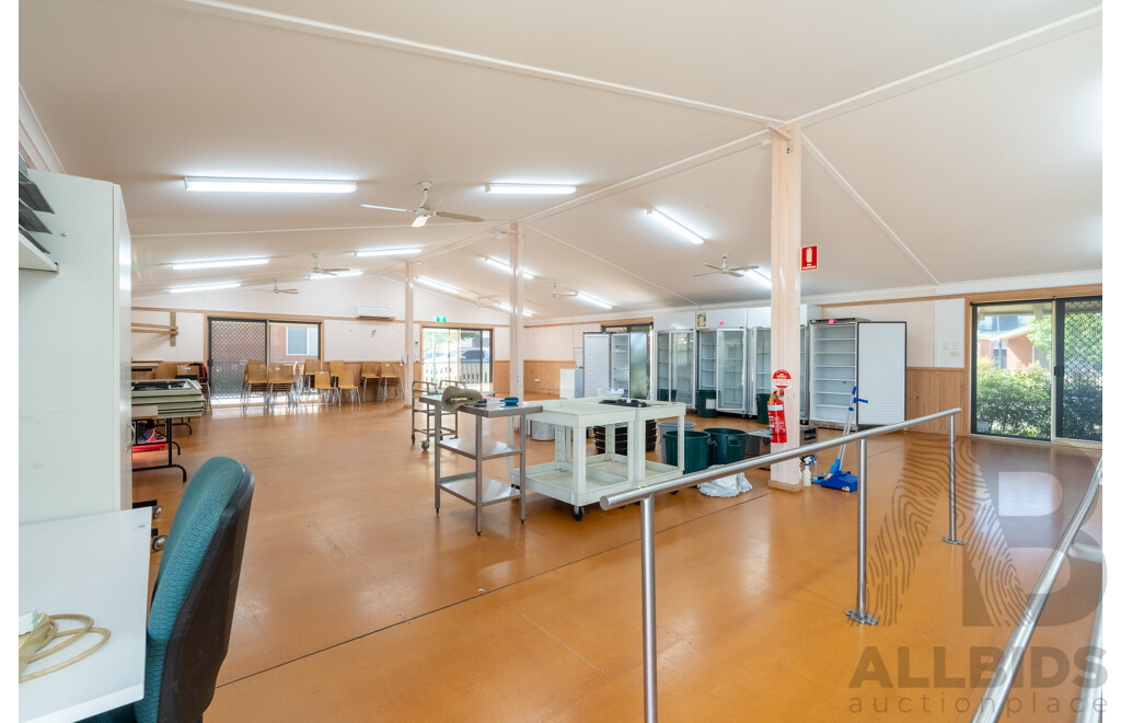 Alvannex Pty Ltd Demountable/Movable Building with Verandah, Steps and Accessibility Ramp - Dining Hall