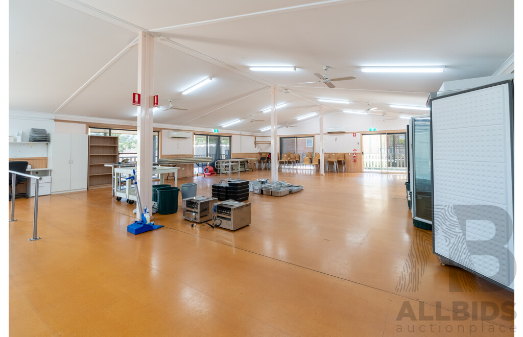 Alvannex Pty Ltd Demountable/Movable Building with Verandah, Steps and Accessibility Ramp - Dining Hall