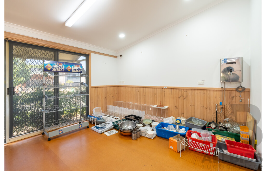 Alvannex Pty Ltd Demountable/Movable Building with Verandah, Steps and Accessibility Ramp - Dining Hall