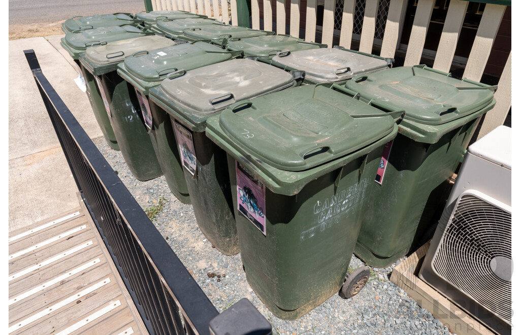 Nylex 240 Litre Wheelie Bins - Lot of 12