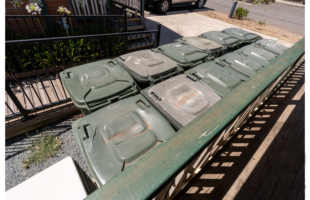 Nylex 240 Litre Wheelie Bins - Lot of 12