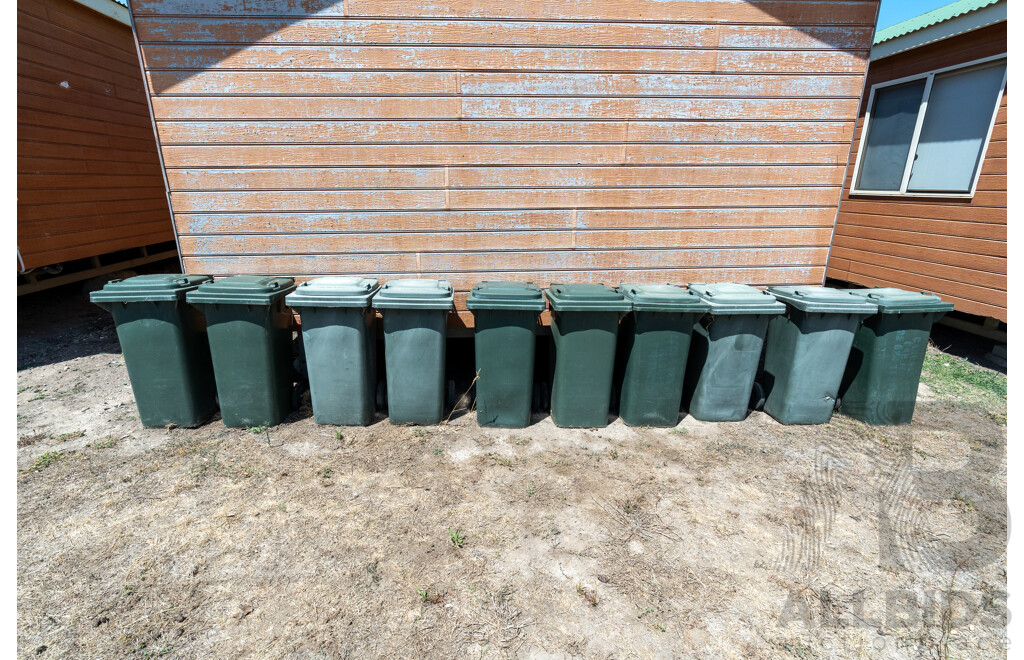 Nylex 120 Litre Wheelie Bins - Lot of 10