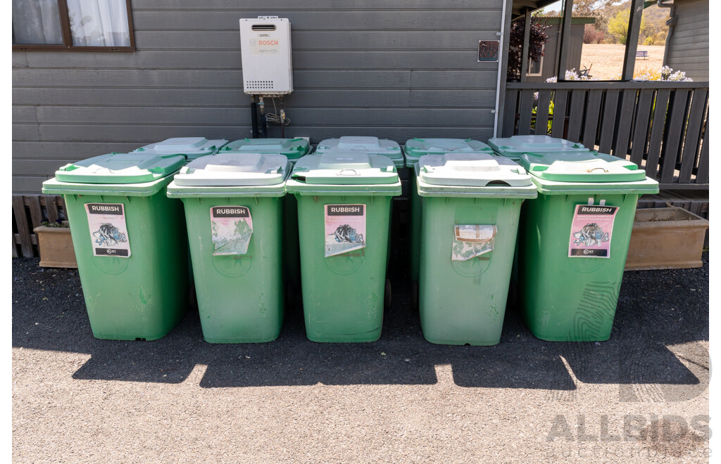 250 Litre Wheelie Bins - Lot of 10