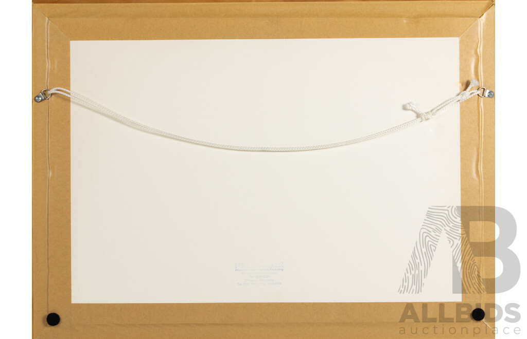 Sydney Harbour Bridge (1930) and Sydney Harbour Bridge (1989), Pair of Reproduction Photographs After Originals, 43 x 59 cm (frame)