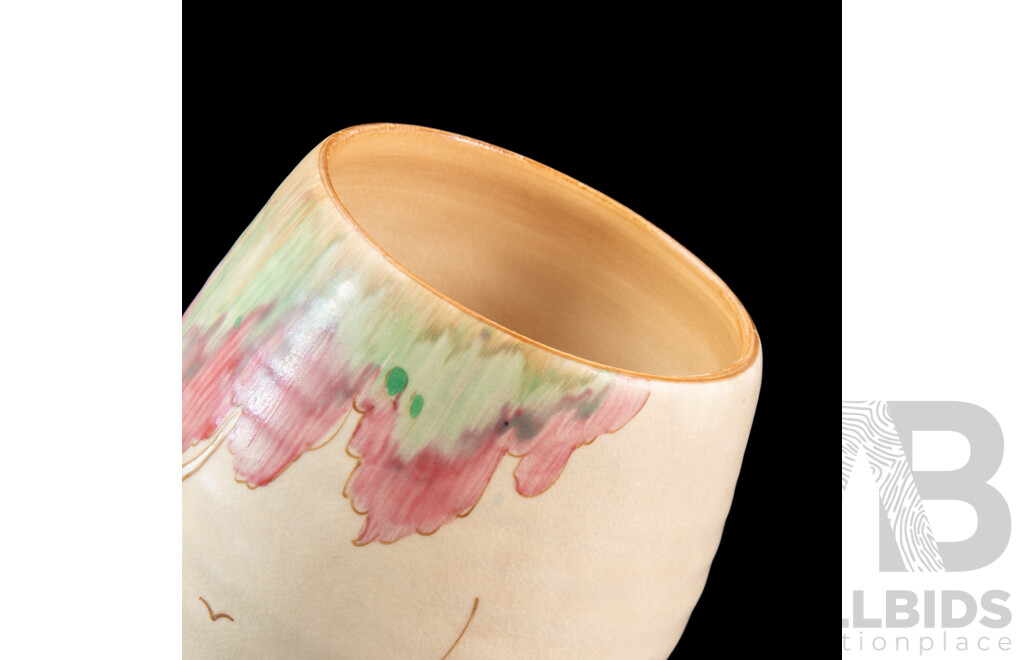 Clarice Cliff ‘Bizarre’ Hand Painted Bud Vase, Newport Pottery Company