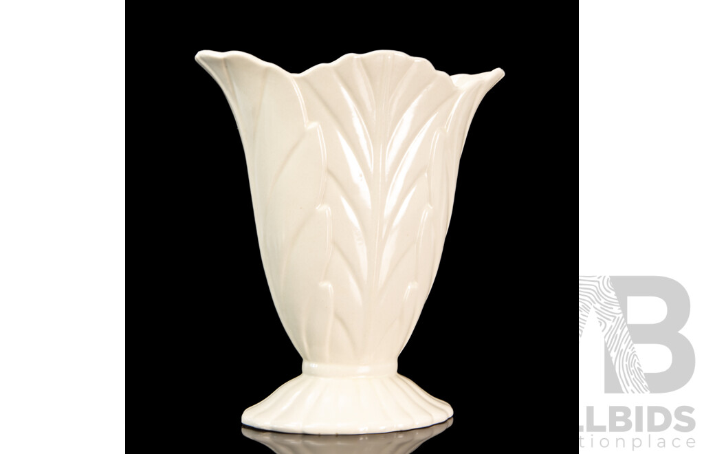 Large Beswick Ceramic Fan Vase