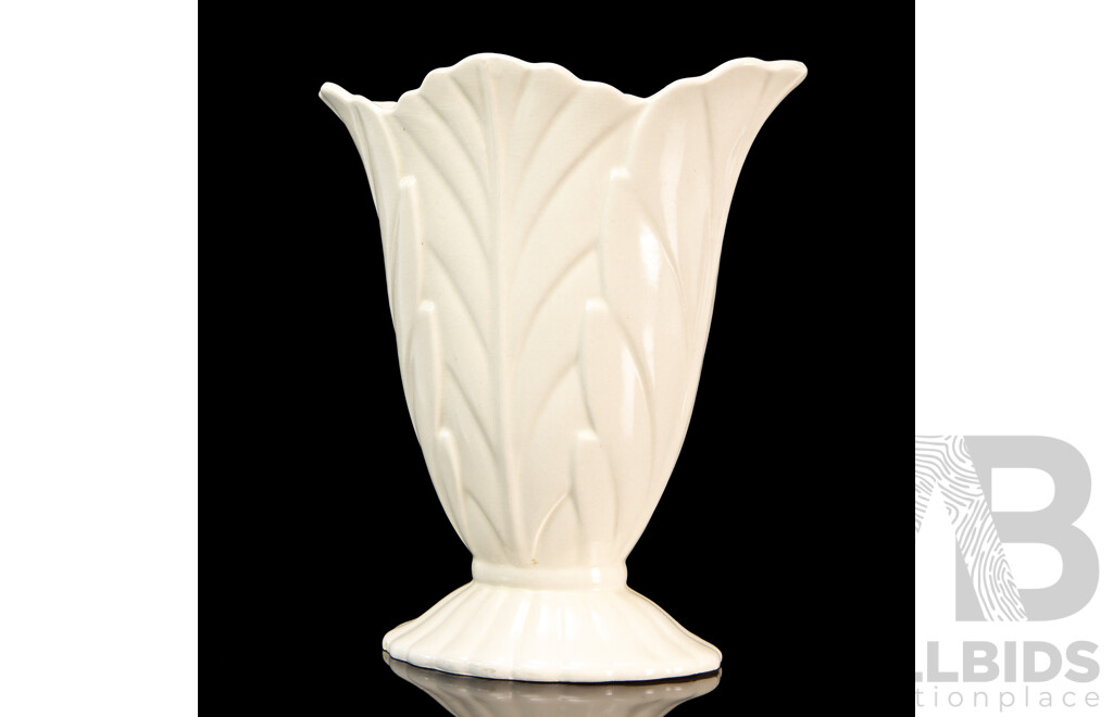 Large Beswick Ceramic Fan Vase