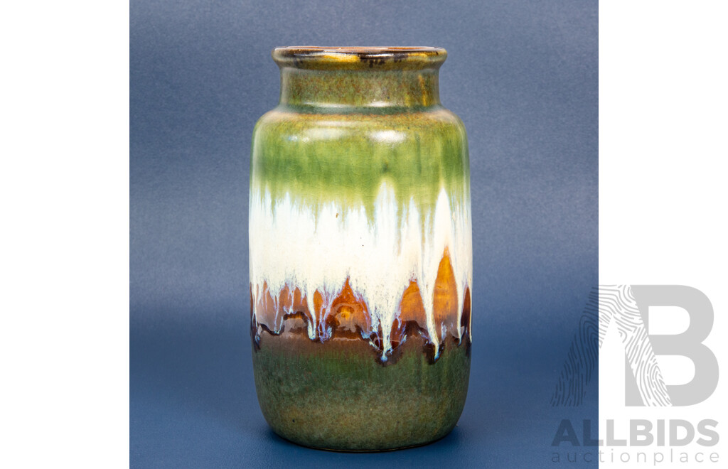 Small West German Scheurich Fat Lava Glaze Vase