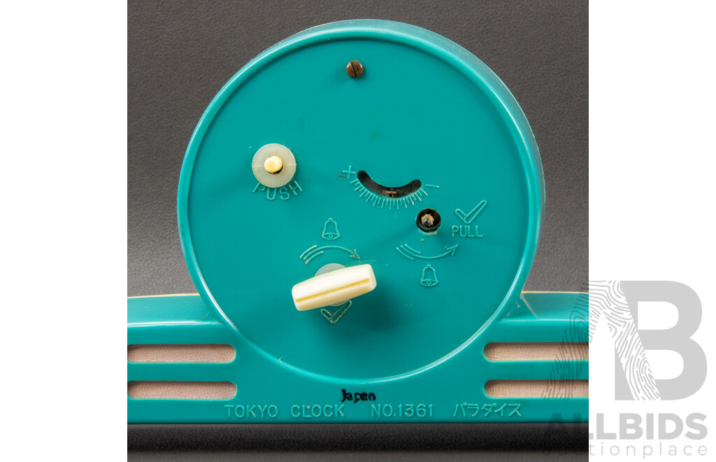 Vintage Plastic Tokyo Mantle Clock, Japan