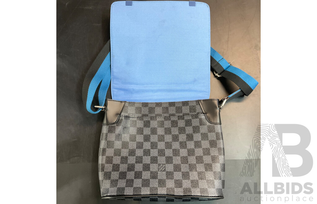Men's Damier Messenger Bag  Branded Louis Vuitton