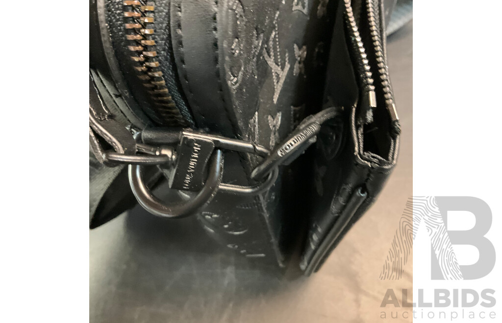 Monogram Shadown Leather Messenger Bag  Branded Louis Vuitton