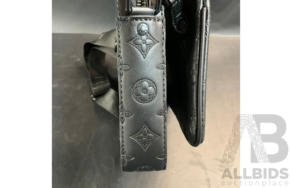 Monogram Shadown Leather Messenger Bag  Branded Louis Vuitton