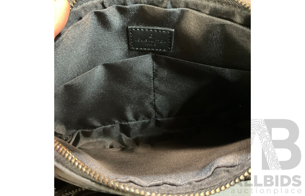 Monogram Shadown Leather Messenger Bag  Branded Louis Vuitton