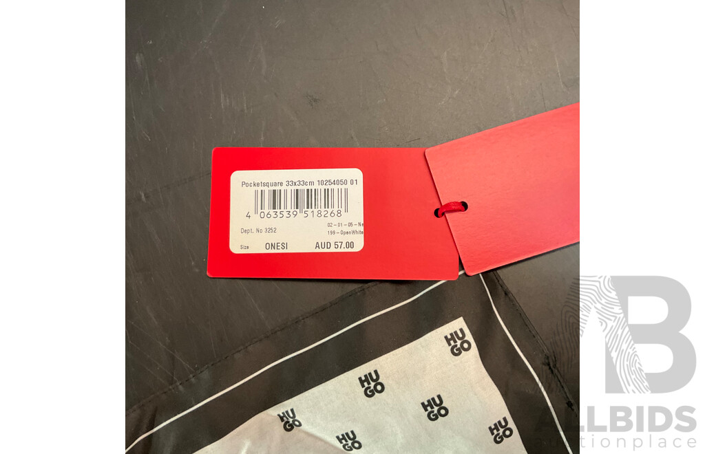 Hugo Pocketsquare 33x33cm & Ralph Lauren Size 24M T-Shirt - Lot of 2