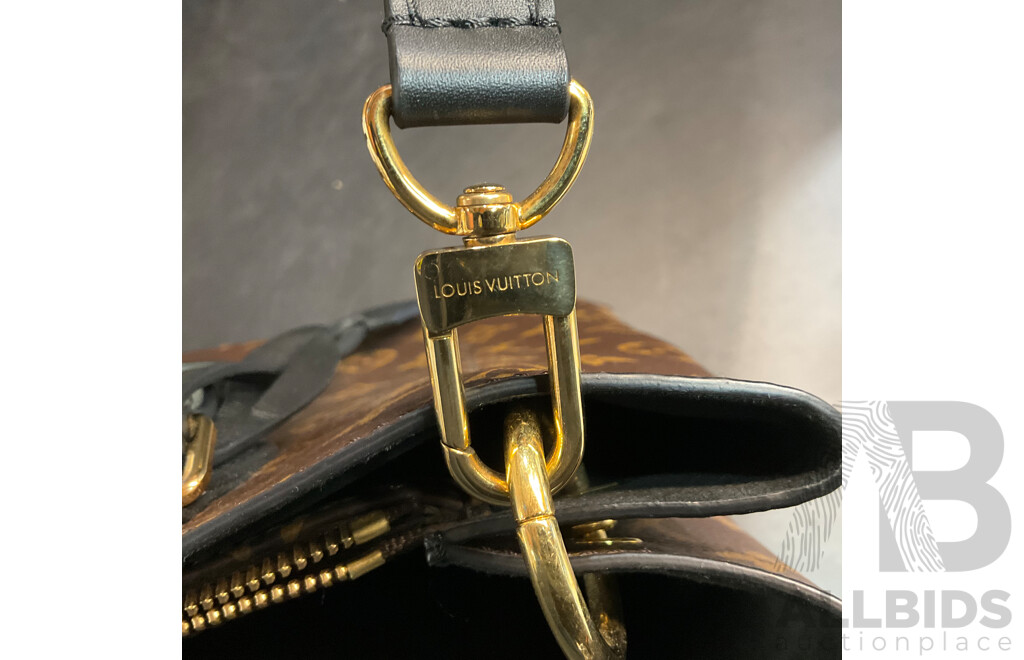 Flower Tote Monogram Leather Hand Bag Branded  Louis Vuitton