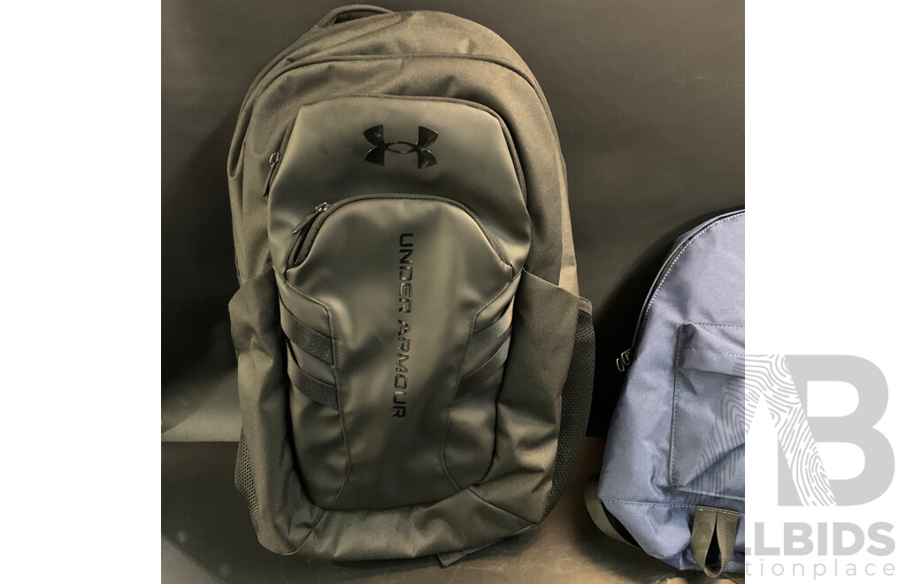 Under Armour, Head Backpack & Puma Sport Carry Bag - Lot of 4