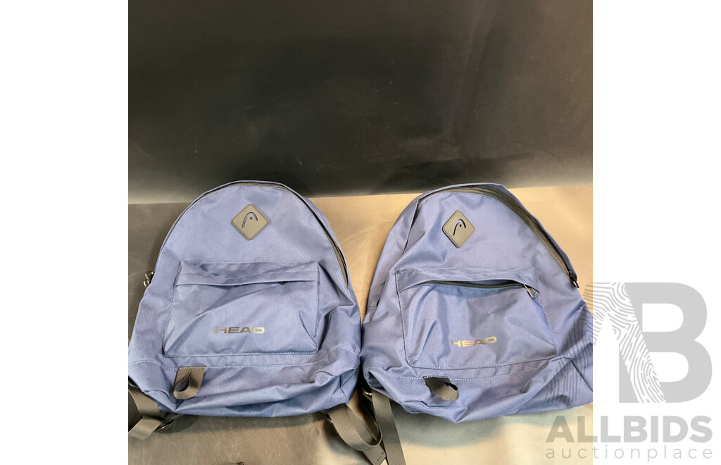 Under Armour, Head Backpack & Puma Sport Carry Bag - Lot of 4