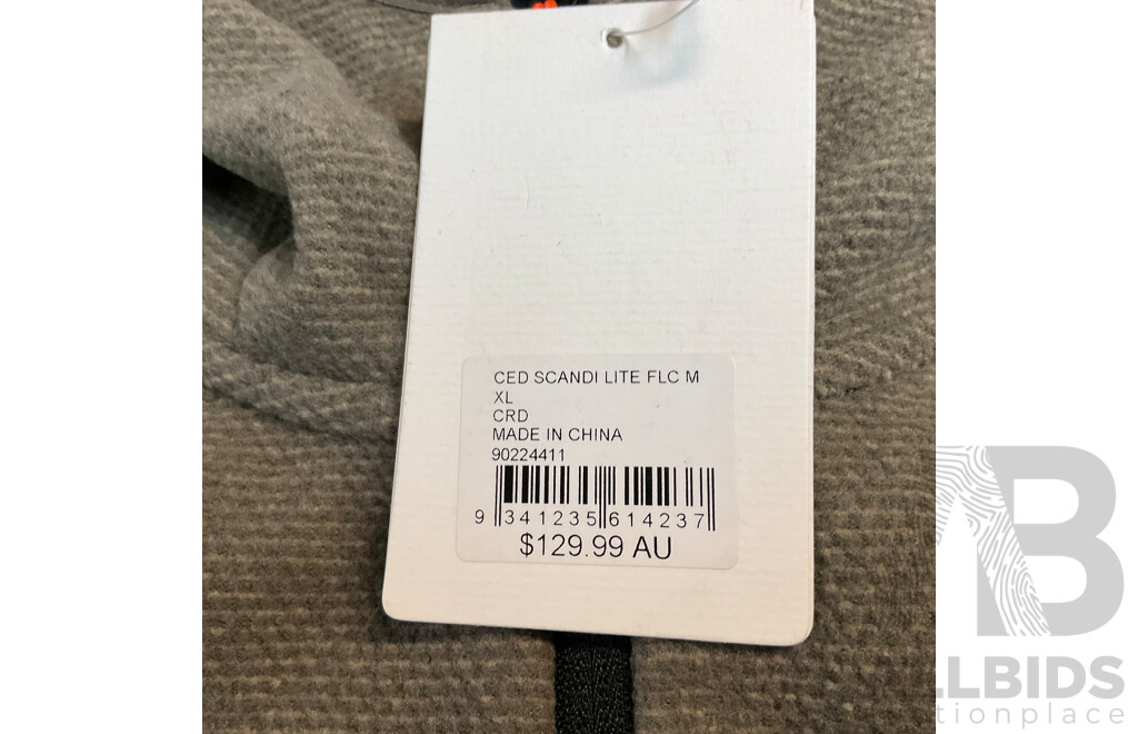 Cederberg Men's Scandi Lite Fleece - Size XL - ORP $129.99