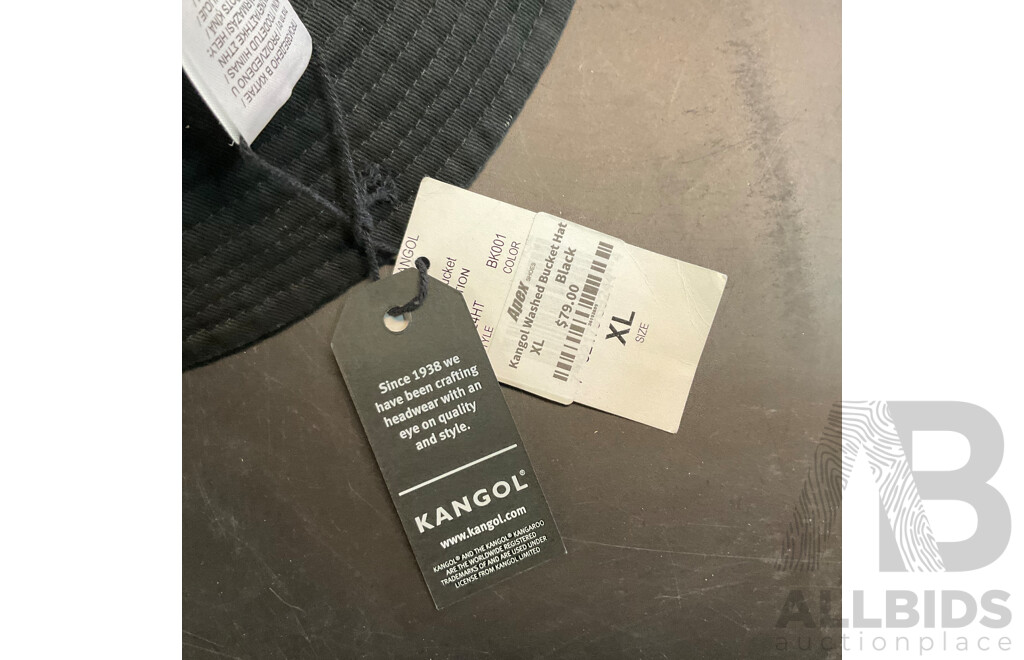 POLO Ralph Lauren Trunk X2 & Kangol Washed Bucket Hat - Lot of 3