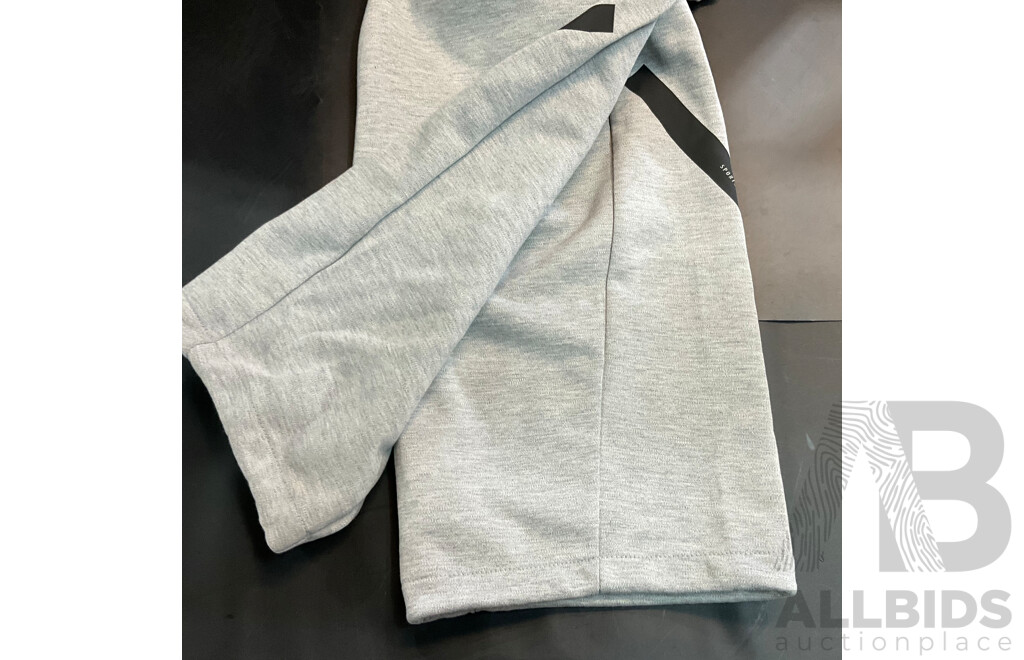 Adidas Stadium Black Tee Size S & Mens Z.N.E. Open Hem Track Pants Size M