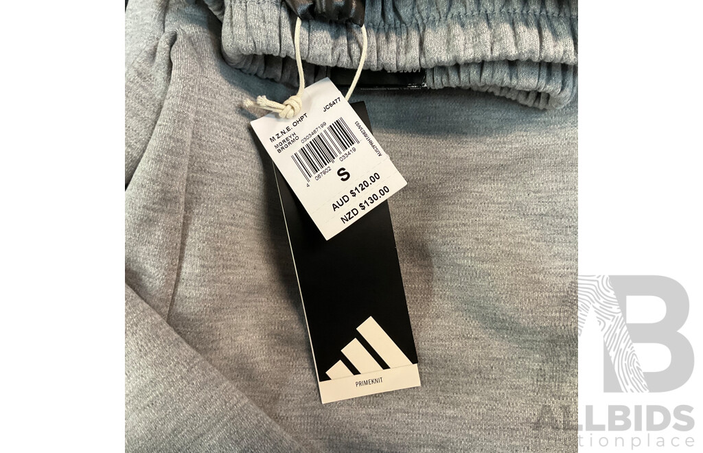 Adidas  Mens Z.N.E. Tee & Open Hem Track Pants - Size S