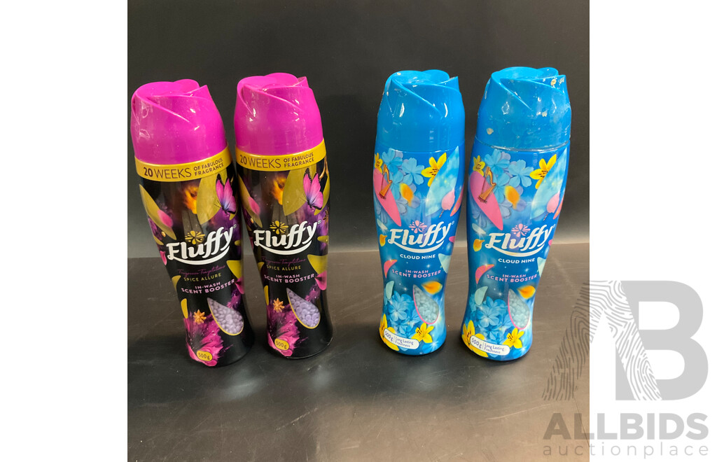 Assorted Household Items - Fluffy In-Wash Scent Booster, Botanica Reed Diffuser, OMO Washing Capsules and More