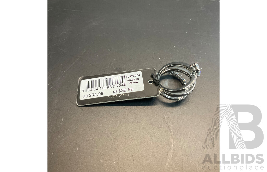 ZARA Mens Knit Polo Shirt Size S & Lovisa Ring Set & Jellycat Blossom Bunny & Animal Allsorts Schnauzer Plush Toy