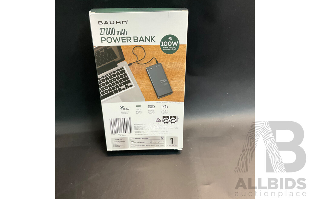 Signify Motorcycle Bluetooth Kit & Bauhn 1700mAh Power Bank X2