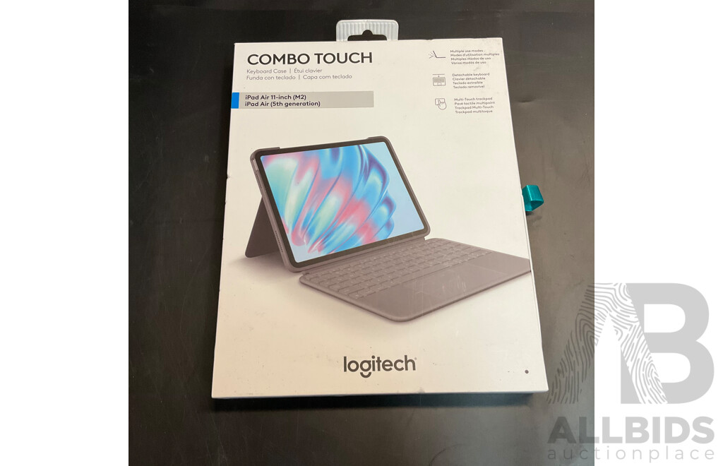 Logitech Combo Touch Detachable Keyboard Case for IPad Air 11-inch /iPad Air 5