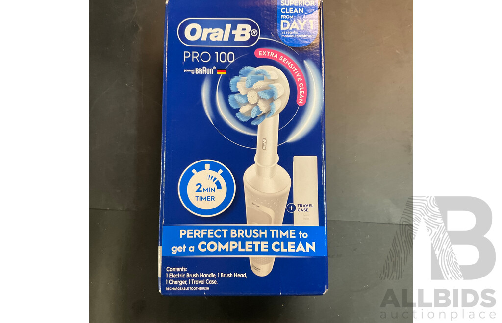 Oral-B Pro 100 & Pro 1500X Electric Brush