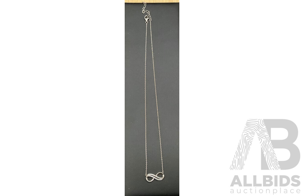 Infinity Symbol 925 Silver Necklace