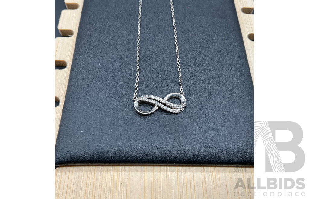 Infinity Symbol 925 Silver Necklace