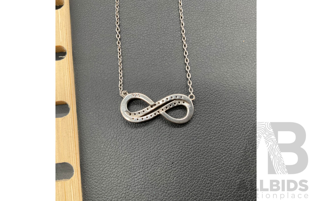 Infinity Symbol 925 Silver Necklace